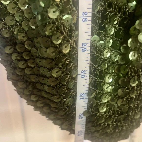 Vintage Crocheted Sequin Hobo/Crossbody Bag - Picture 6 of 9